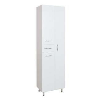 Пенал напольный Onika Модерн 405209 с бельевой корзиной 52 см белый